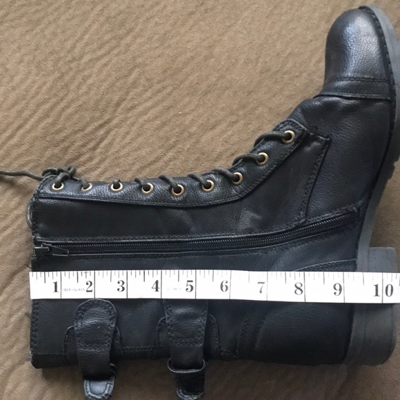 SOLD Wild Diva Ankle Boots Black Trendy Size 8 - Picture 7 of 8